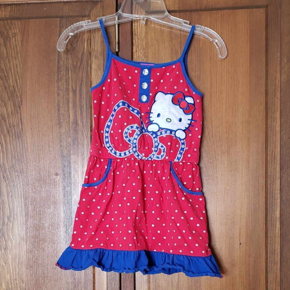 Hello Kitty Rocker Red Sundress Sz 4